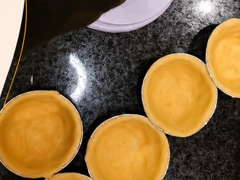 Preparo artesanal das empadas