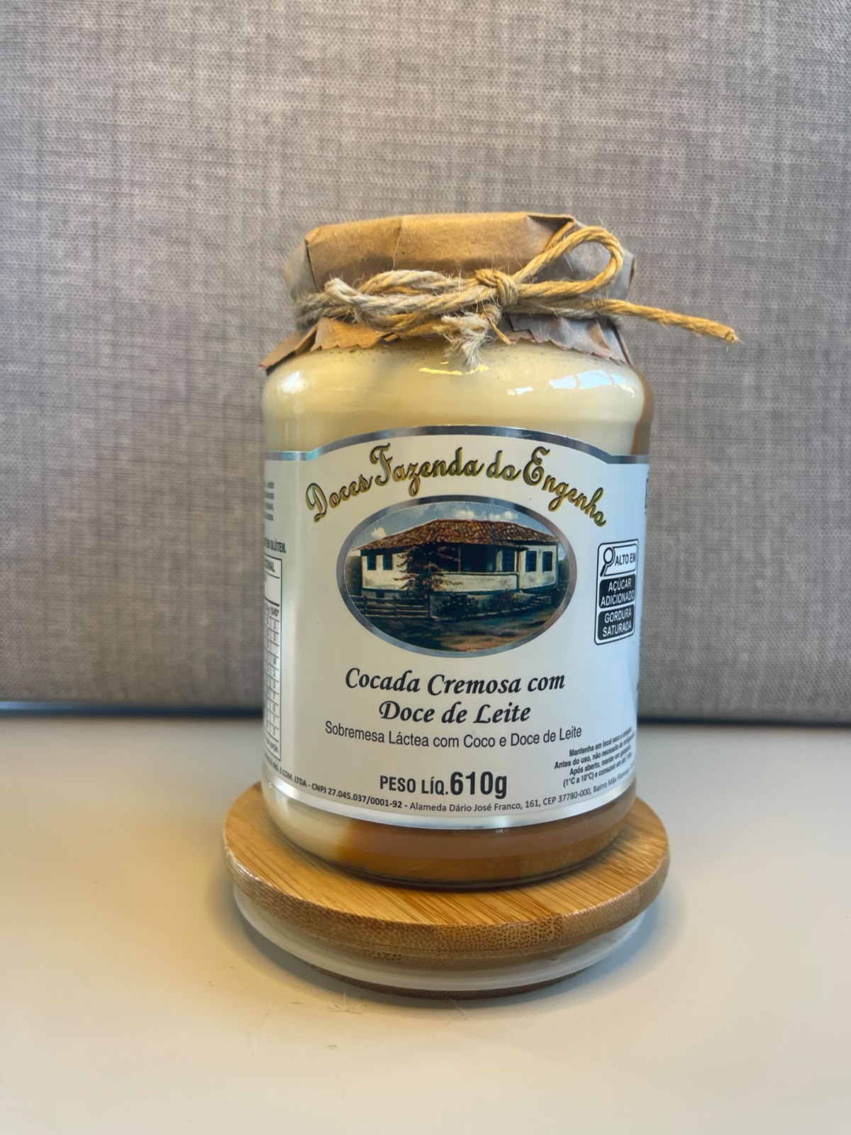 Cocada Cremosa com Doce de Leite