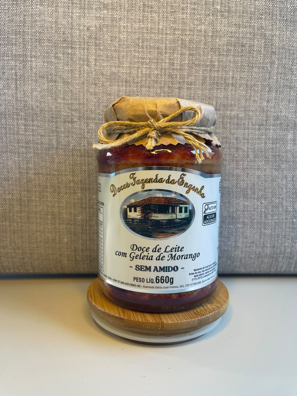 Doce de Leite com Geleia de Morango